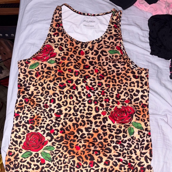 Bang Other - Bang mens tank large leopard